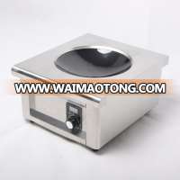 5000W commercial Knob crystal induction cooktop for restaurant kitchen