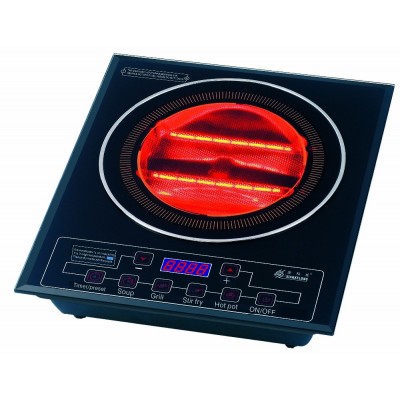 2015 hot sale microcomputer electric halogen induction cooker