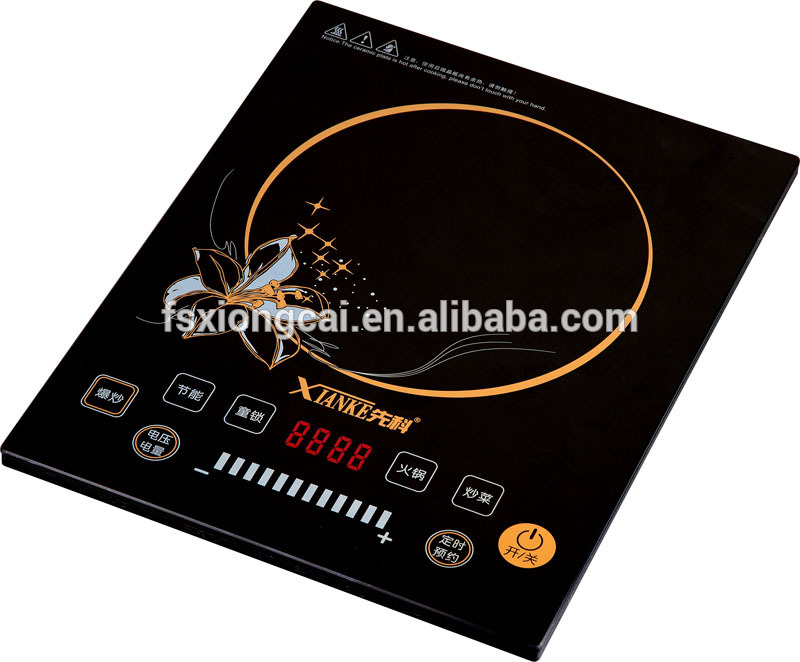 2015 most popular new item sing burner slip touch control smart single burner induction cooker