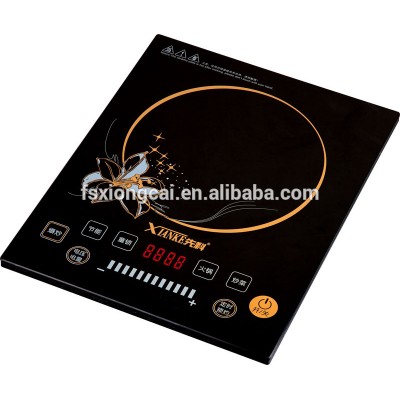 2015 most popular new item sing burner slip touch control smart single burner induction cooker